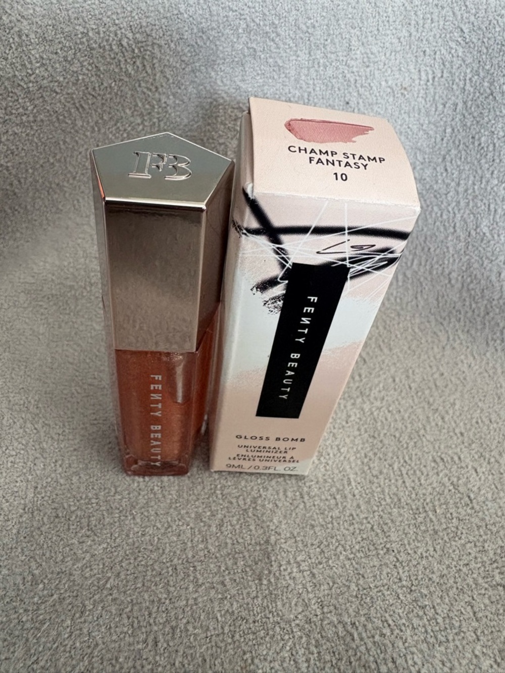 Fenty Beauty Gloss Bomb Lip Luminizer — Champ Stamp Full Size Brand New in Box!!
